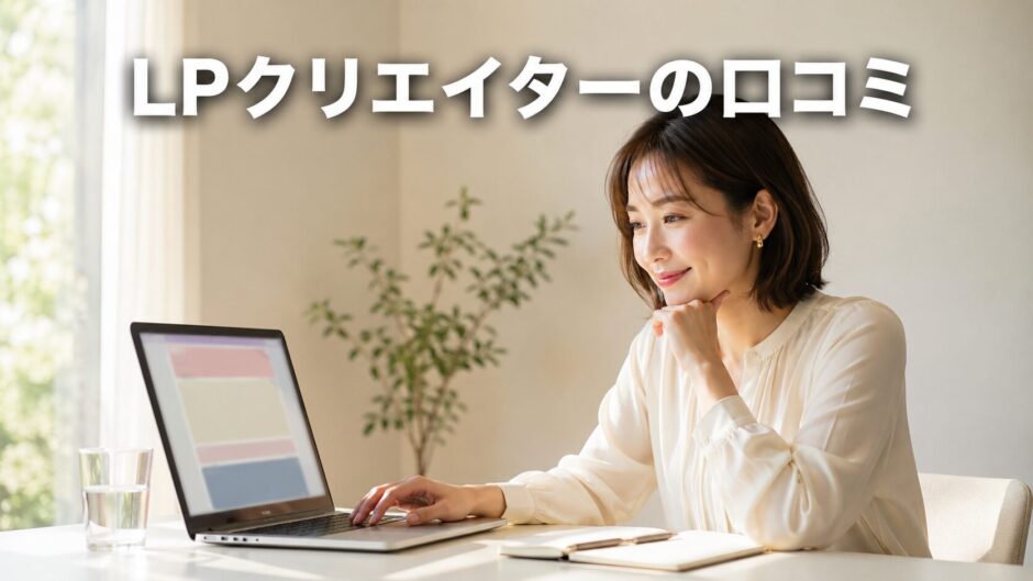 はじめてのLPクリエイターの口コミ