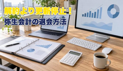弥生会計の退会方法は3段階！解約する前の5つの注意点も解説！
