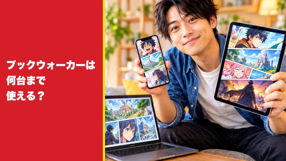 ブックウォーカーは何台まで使える