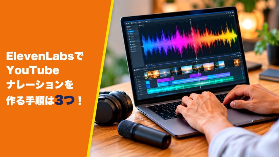 ElevenLabsでYouTubeナレーションを作る手順は3つ！
