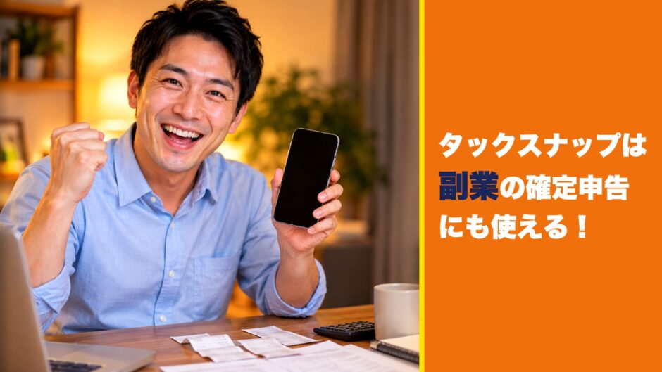 タックスナップは副業の確定申告にも使える