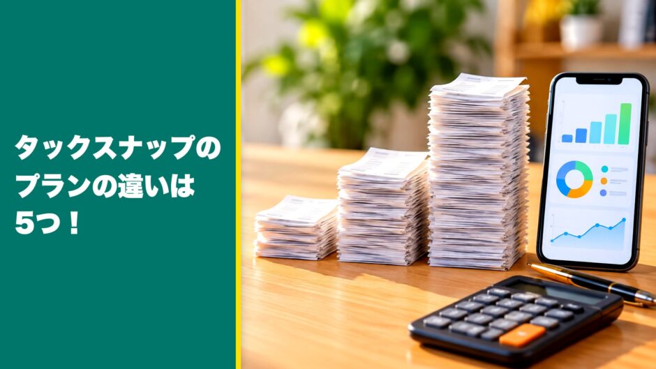 タックスナップのプランの違いを紹介
